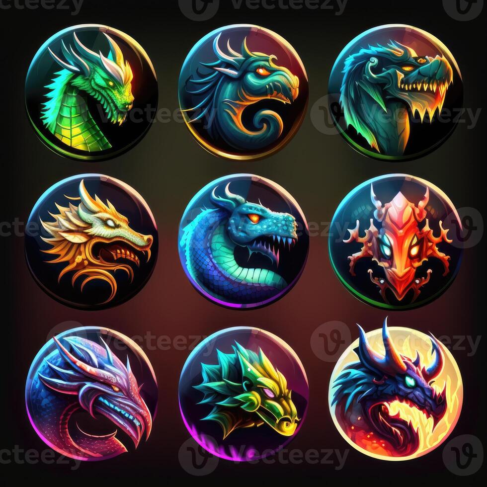 wing dragon character avatar photo