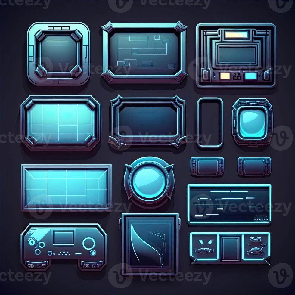 icon rectangle frame game photo