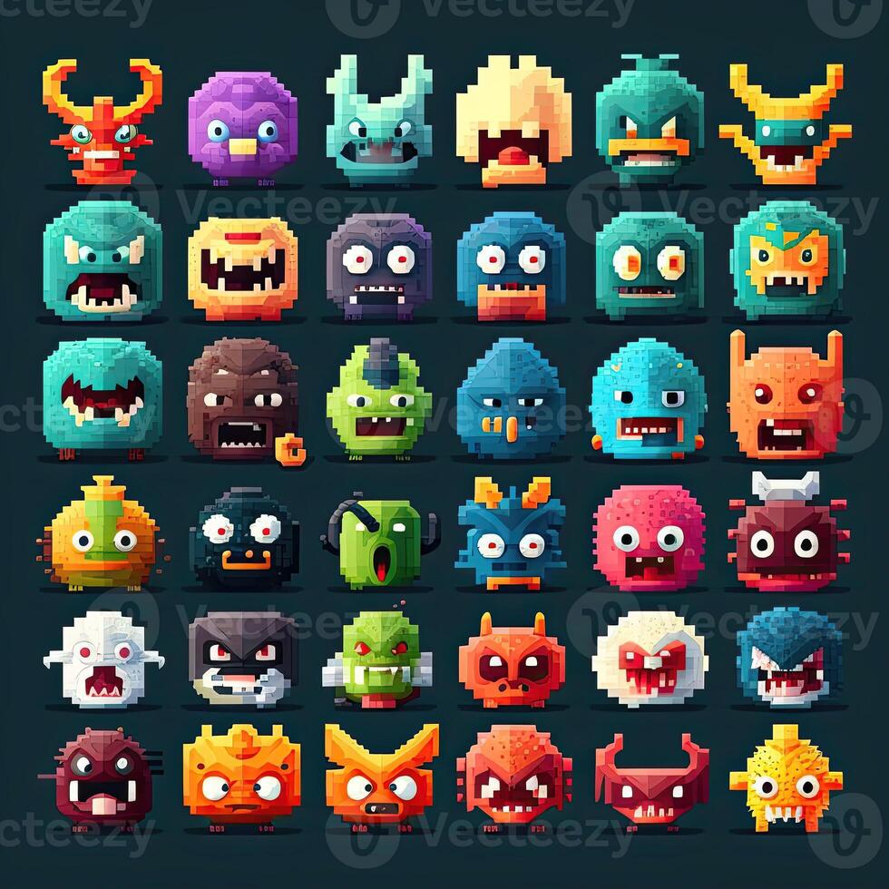 face monster character avatar photo