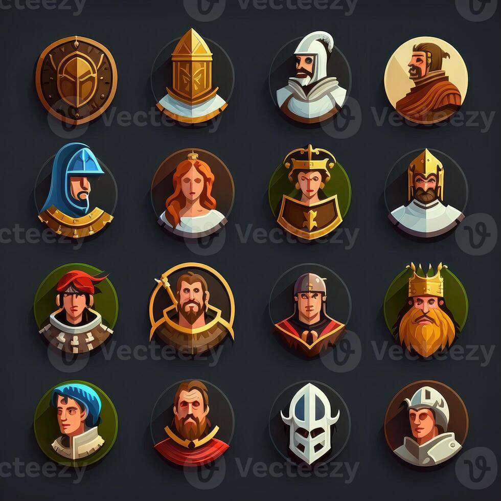 story medieval character avatar photo
