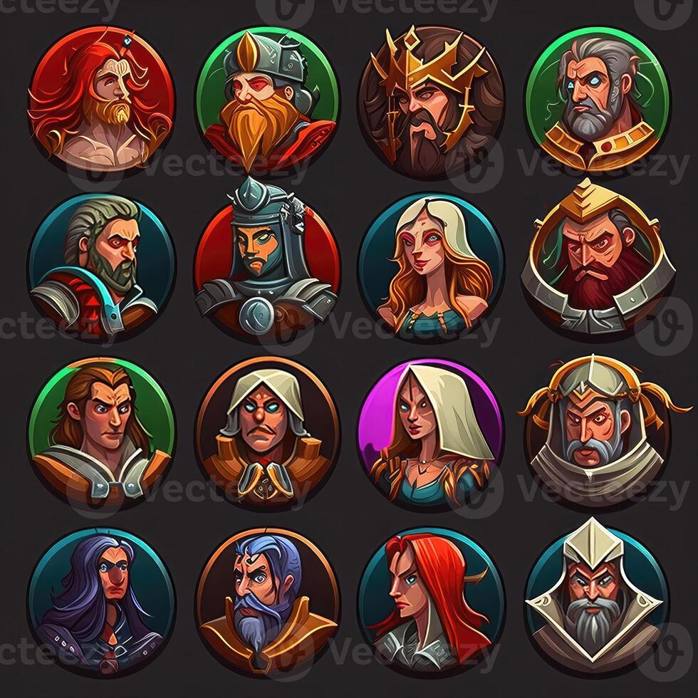 royal medieval character avatar photo