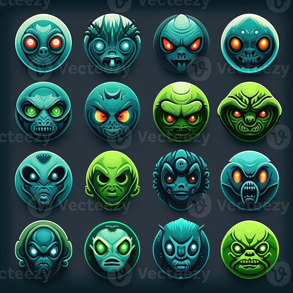 green alien space avatar photo