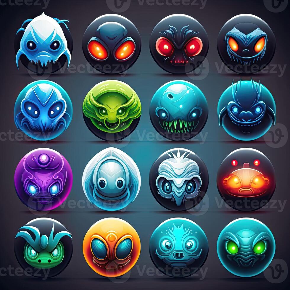 design alien space avatar photo