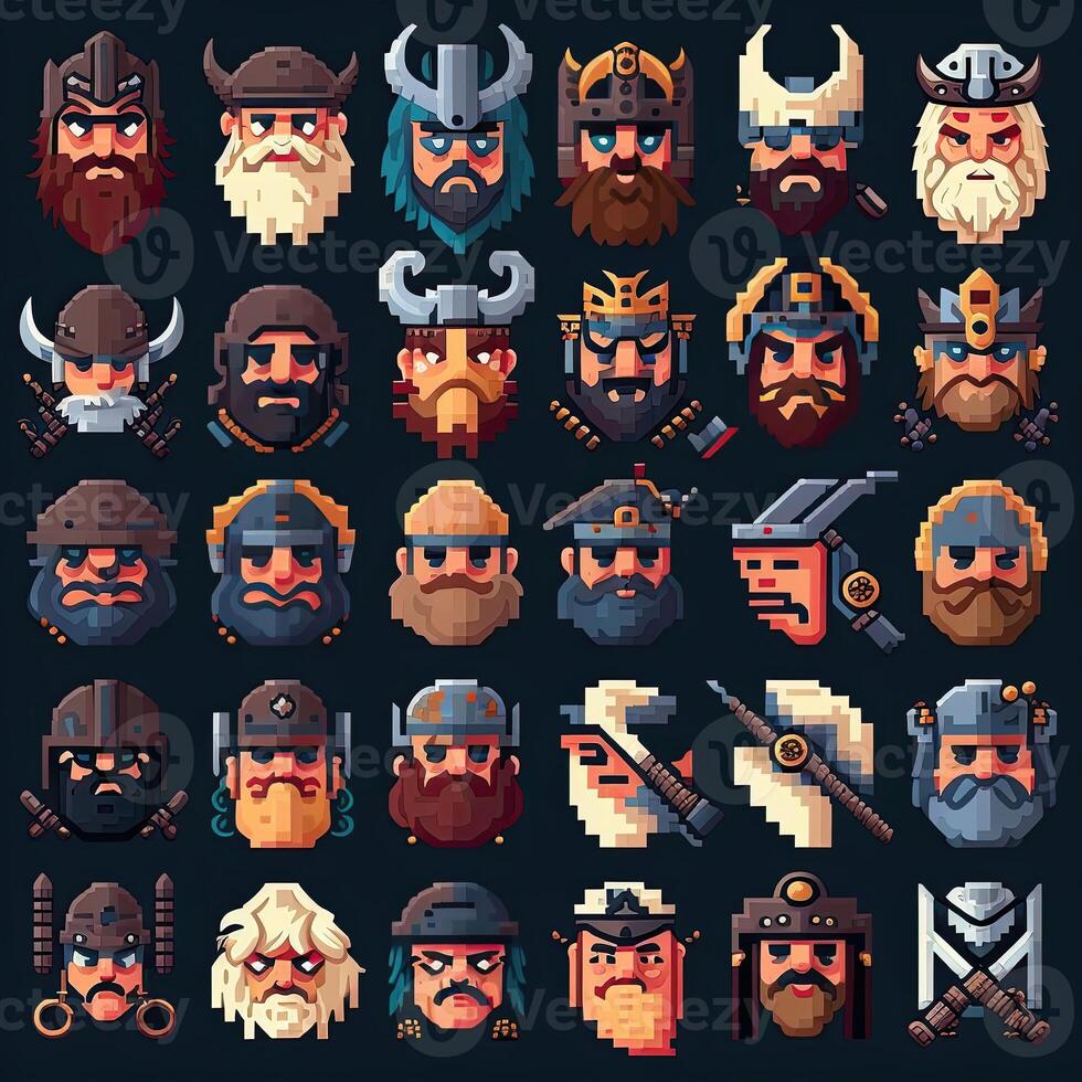 element viking ancient warrior photo