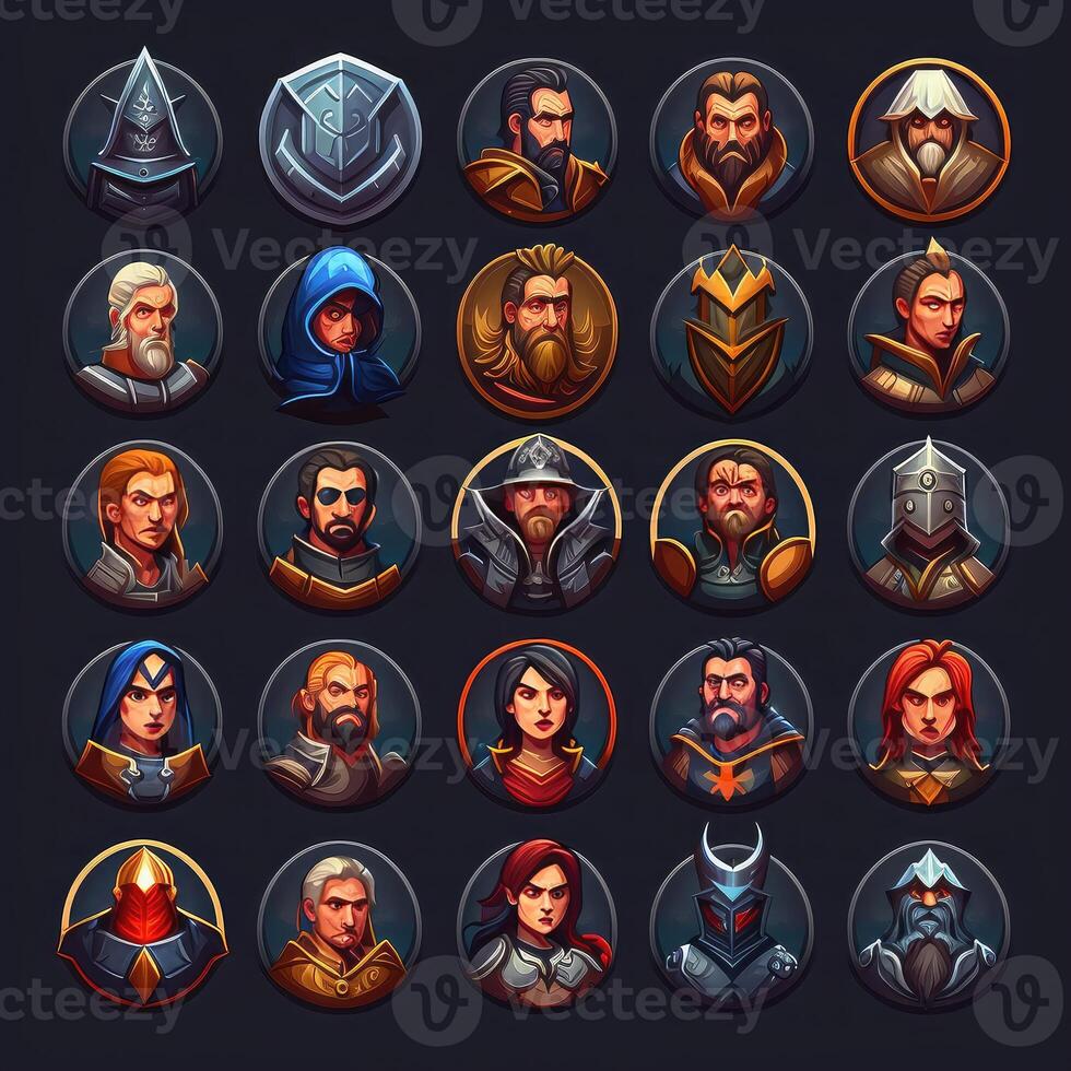 costume medieval character avatar photo