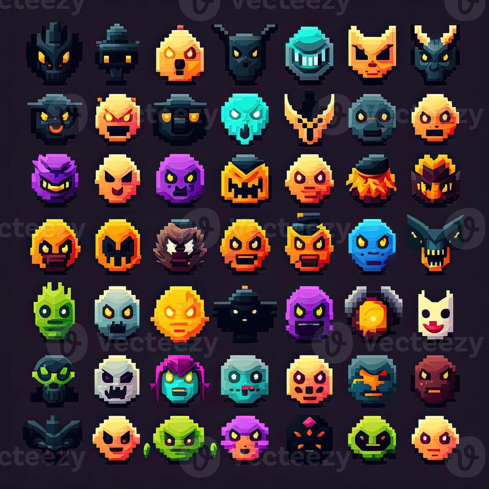 happy monster character avatar photo