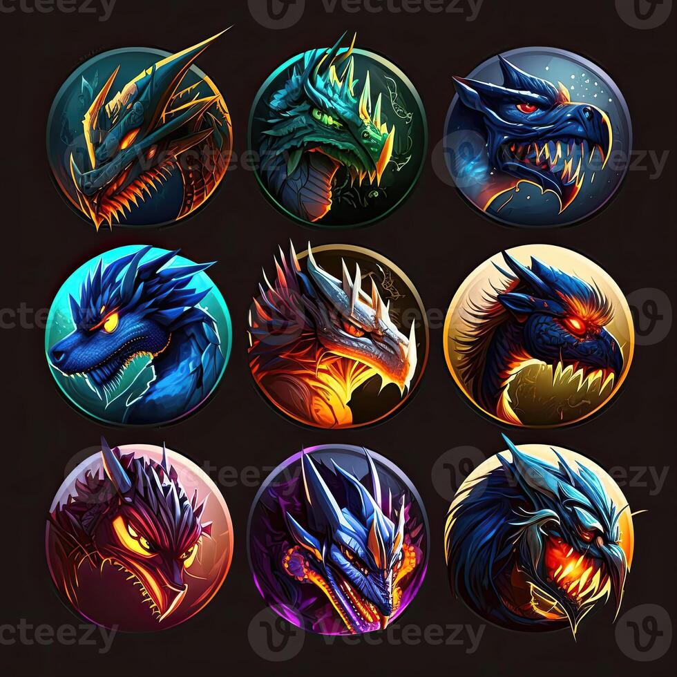 symbol dragon character avatar photo