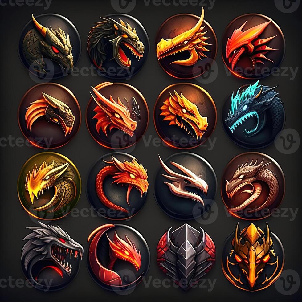 mythology dragon character avatar photo