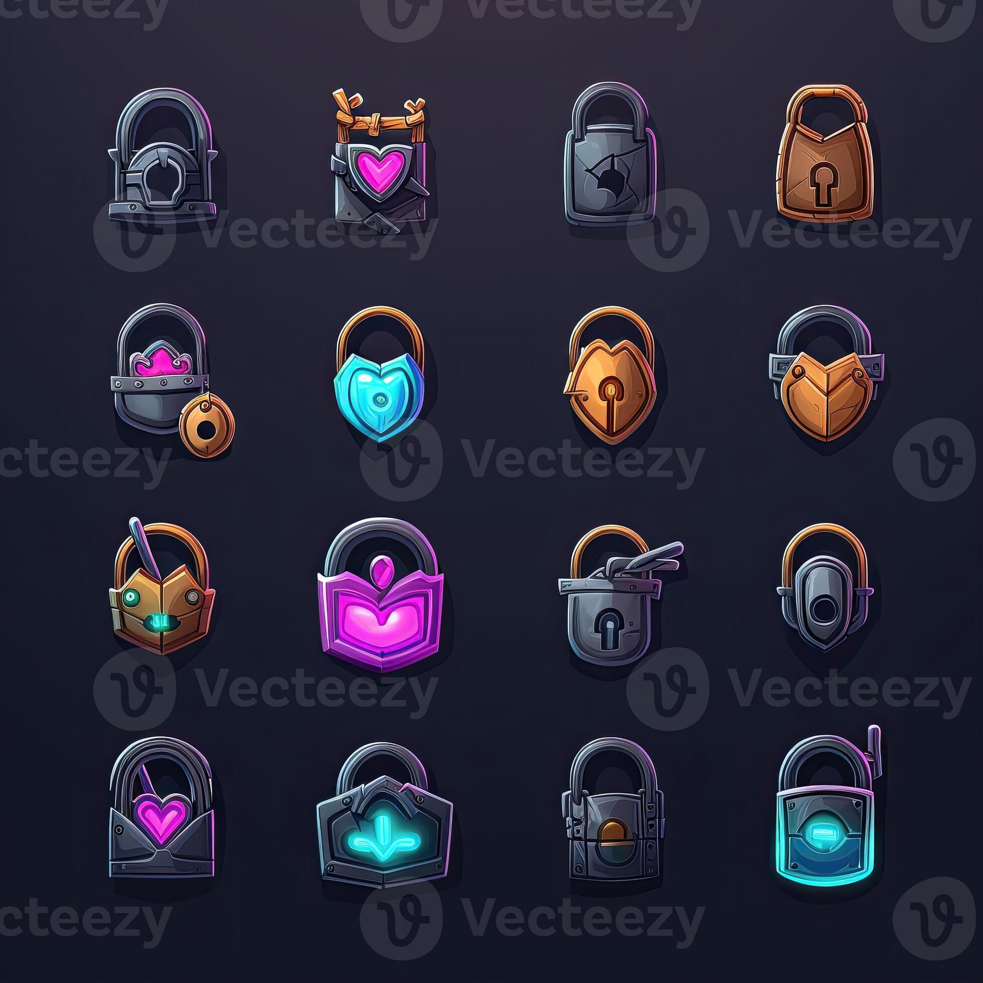 shape lock key game ai generated 23775522 Stock Photo at Vecteezy