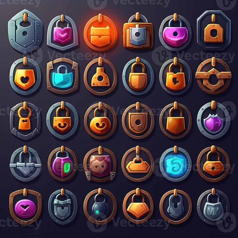 sign lock key game photo