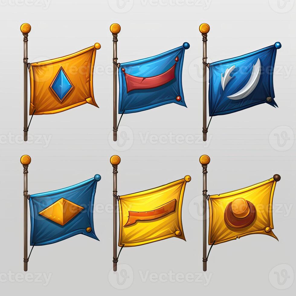 icon pennant flag game ai generated 23775553 Stock Photo at Vecteezy