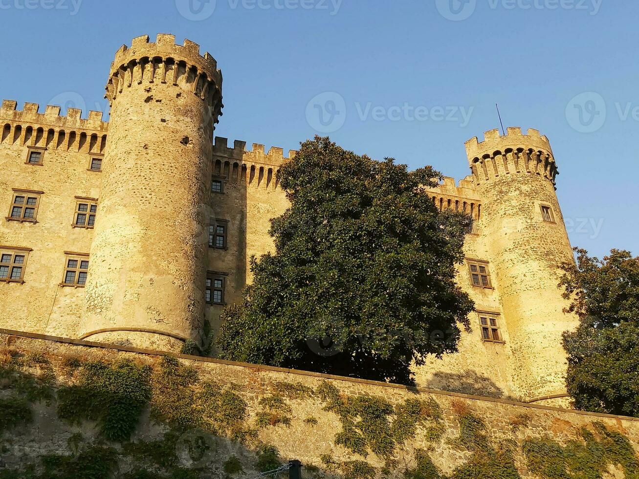 Bracciano Castle seen from below photo