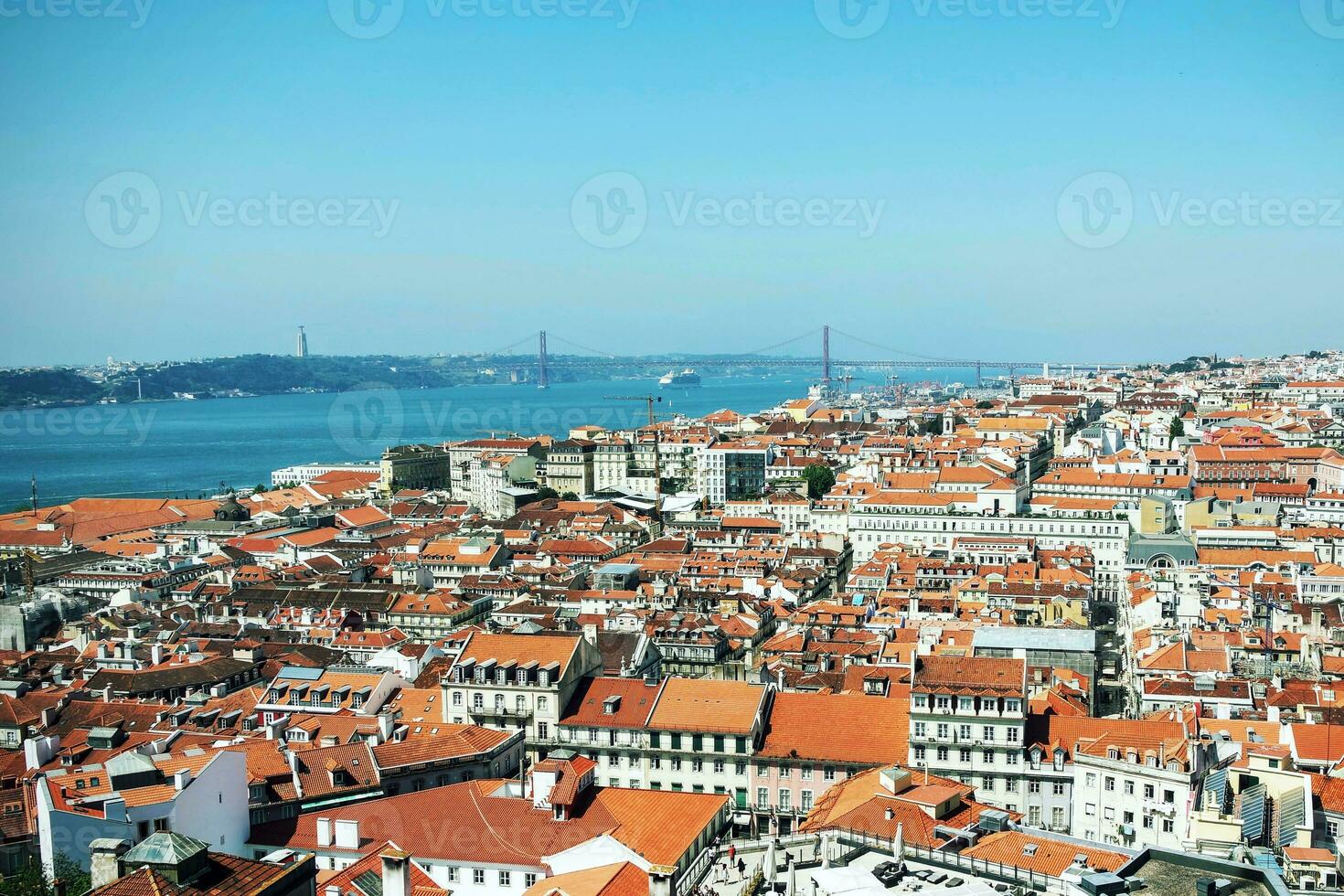 Red roofs of Lisbon photo