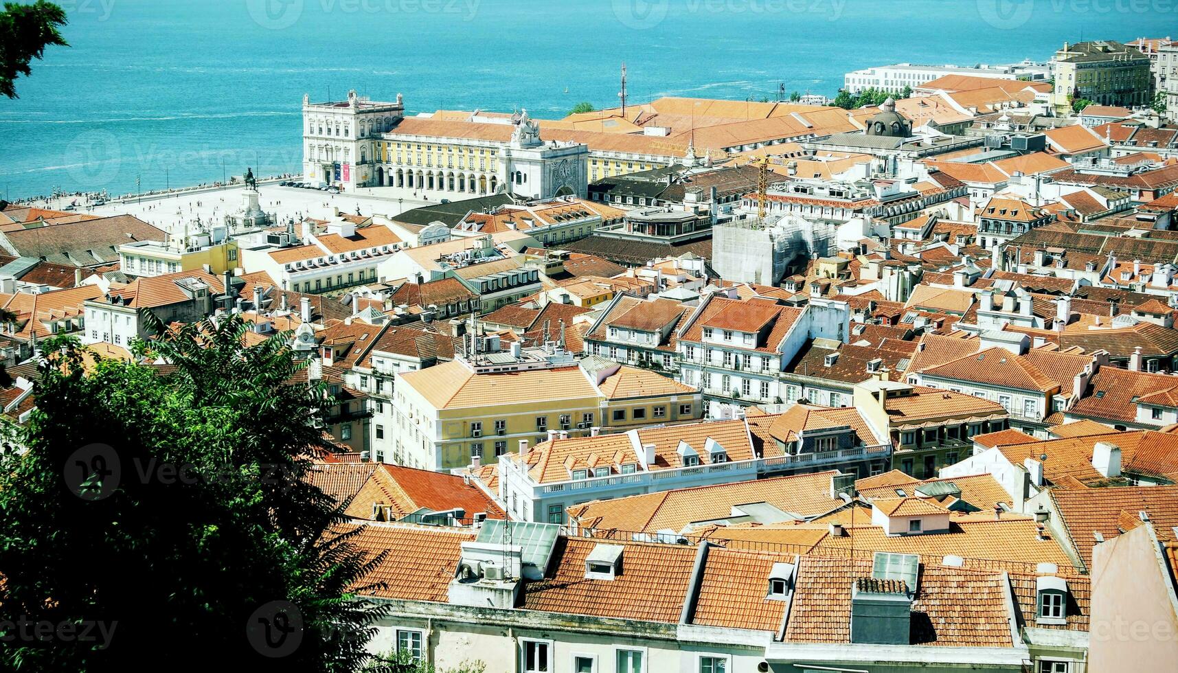 Lisbon, seen from above photo