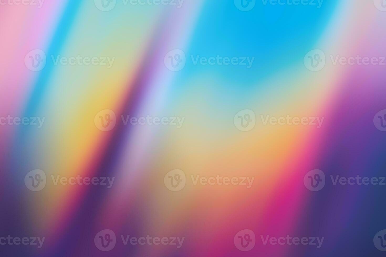 Soft gradient background with Smooth Blurred holographic iridescent colors photo
