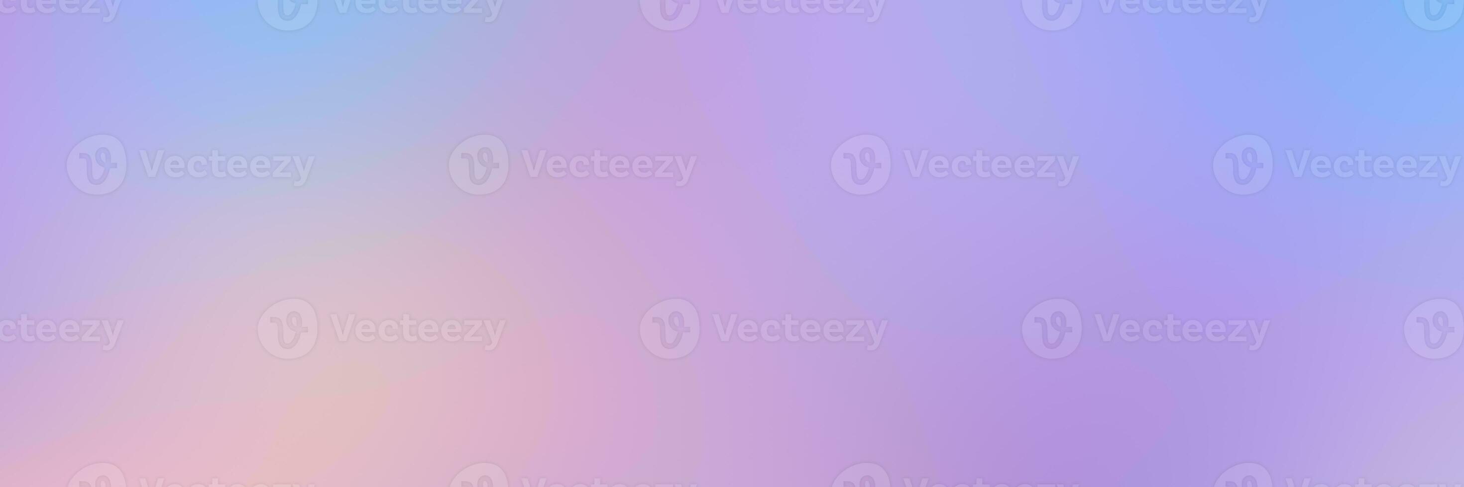 Soft gradient Banner with Smooth Blurred pink and blue holographic colors photo