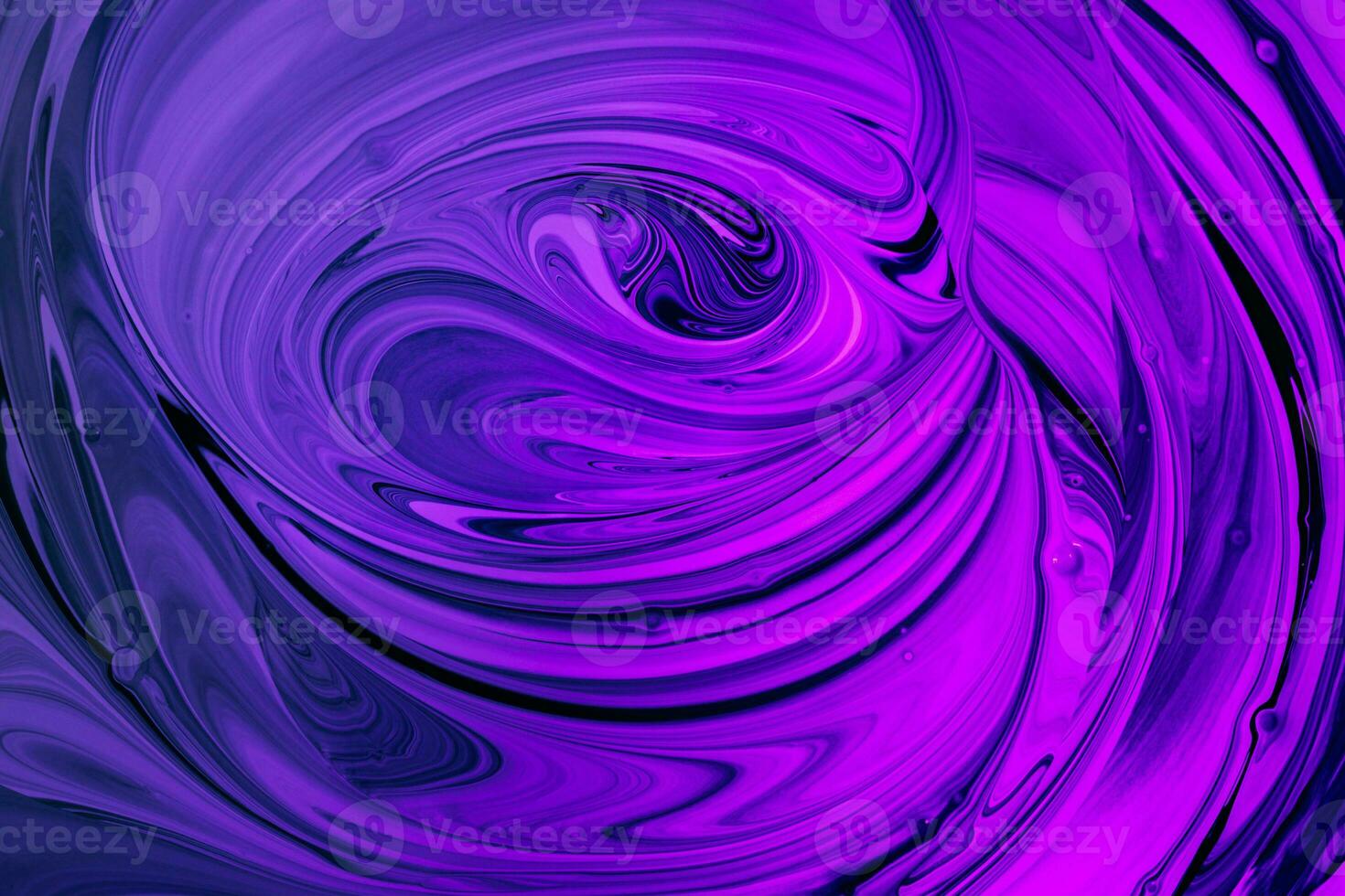 Purple and magenta waves on fusion of colors. Fluid Art. Abstract marble background or texture photo