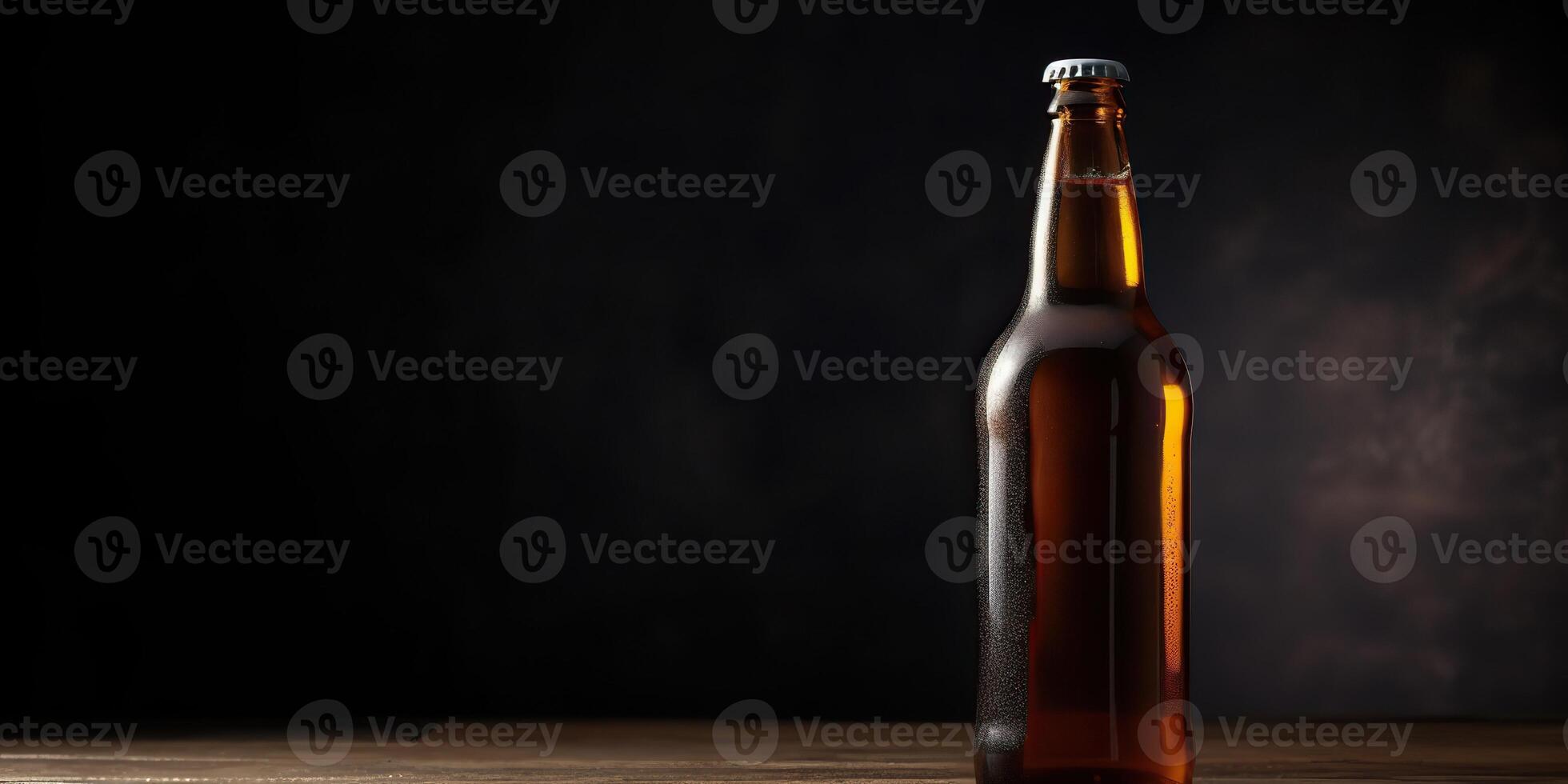 ai generativo. ai generado. macro Disparo foto de cerveza burlarse de arriba escena antecedentes. lata ser usado para márketing o gráfico diseño. gráfico Arte