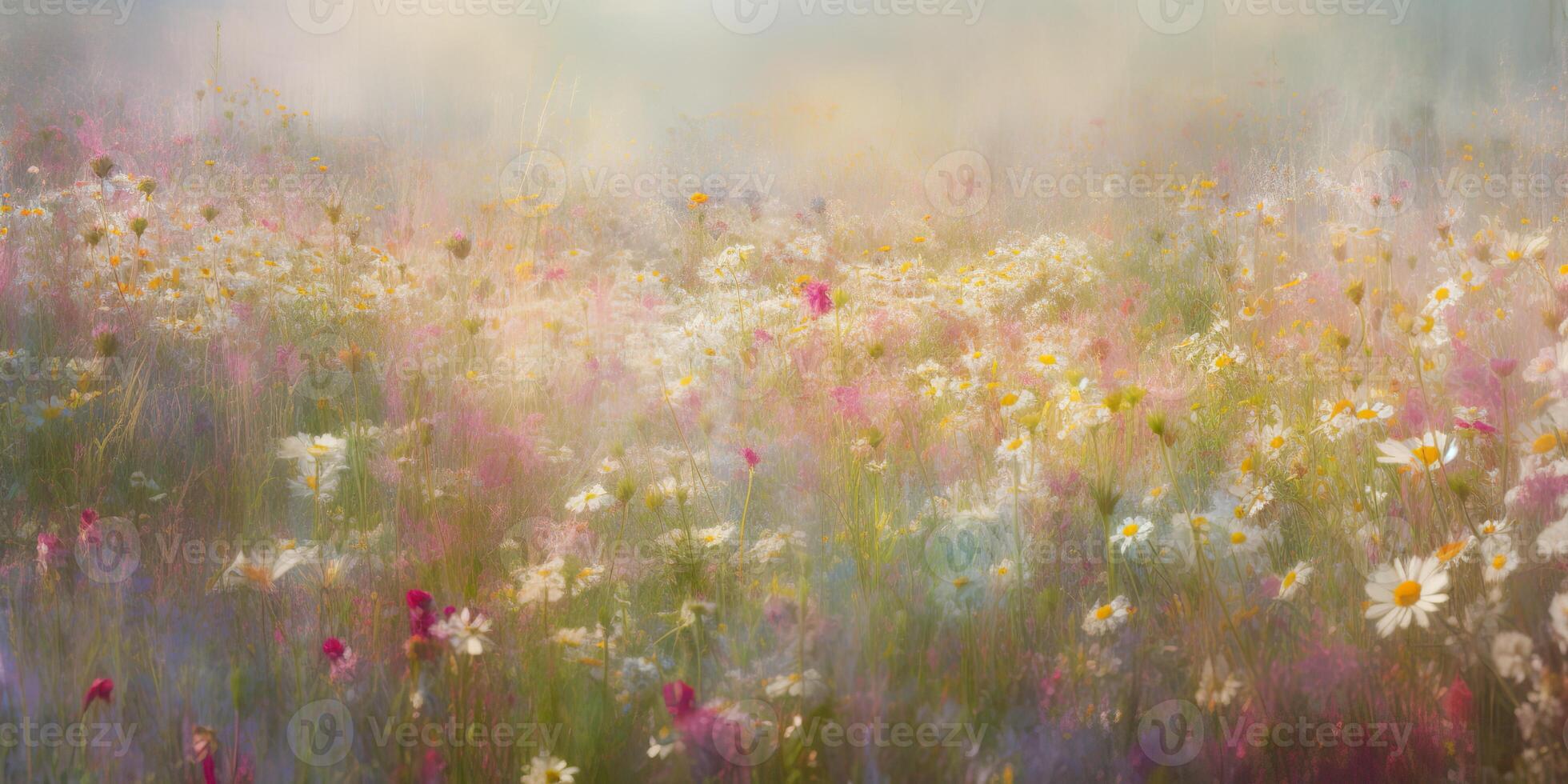 . . Wild flowers spring outdoor field. Romantic nature lover love aesthetics vibe. Graphic Art photo