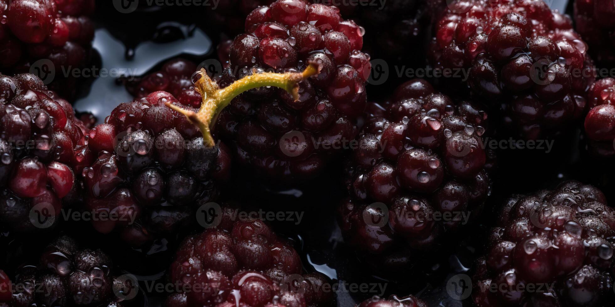 . . Macro shot photo of close up berry blackberries. Graphic design background. Graphic Art