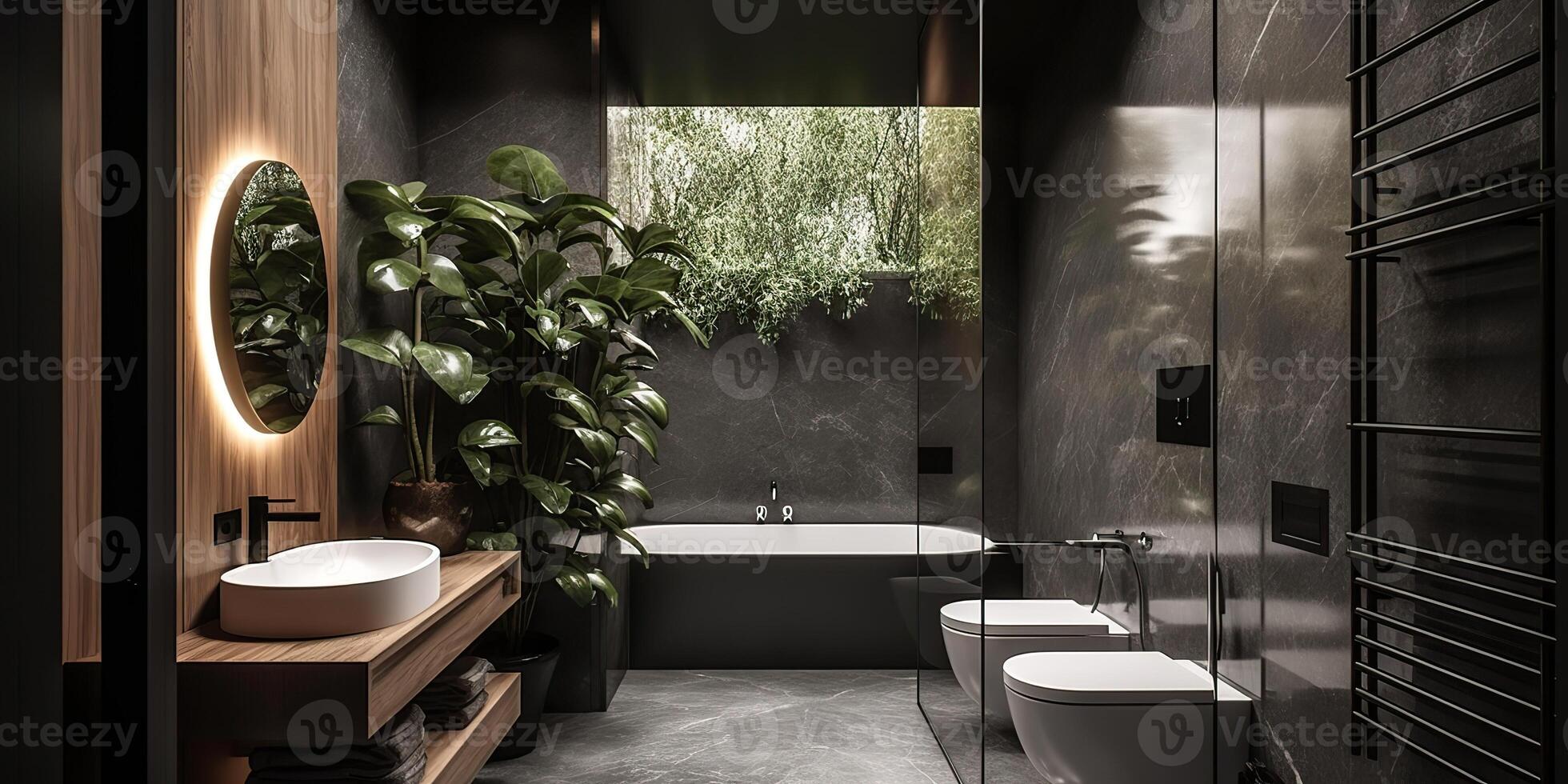 . . Asia luxury home house hotel luxury bathroom. Adventure calm relax vibe. Graphic Art photo