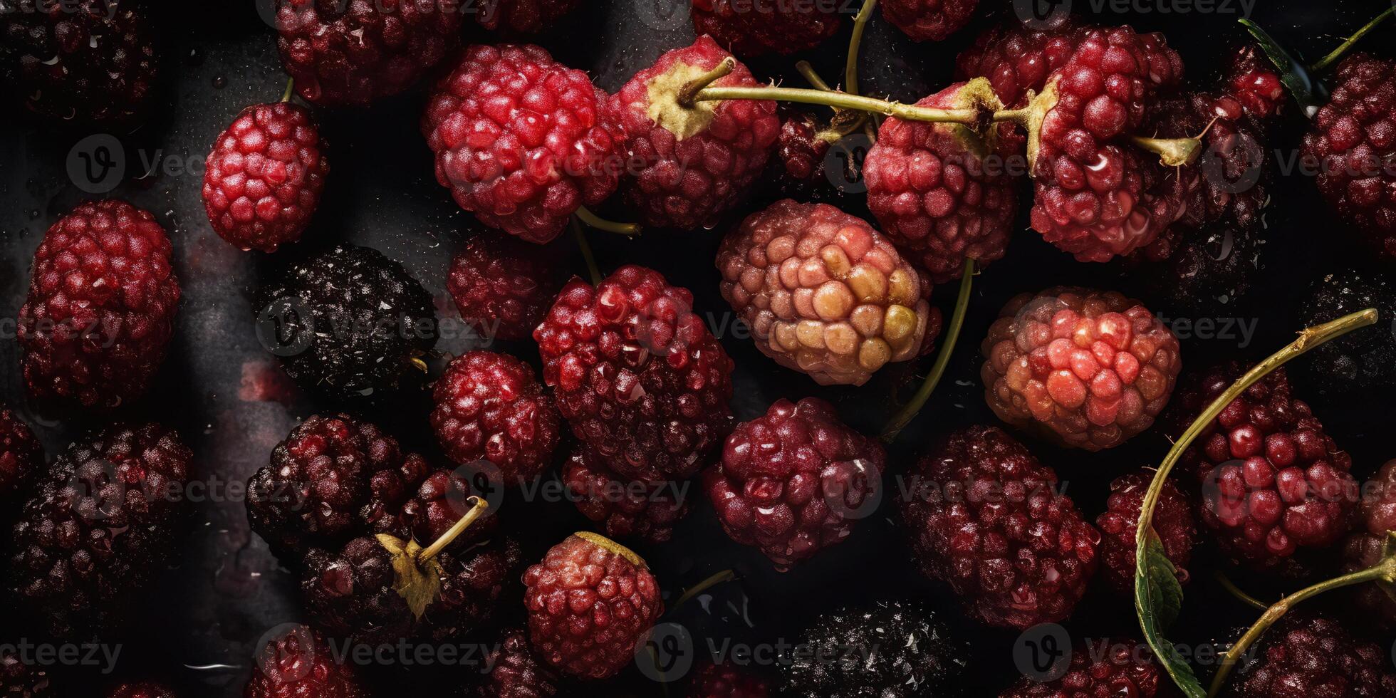 . . Macro shot photo of close up berry blackberries. Graphic design background. Graphic Art