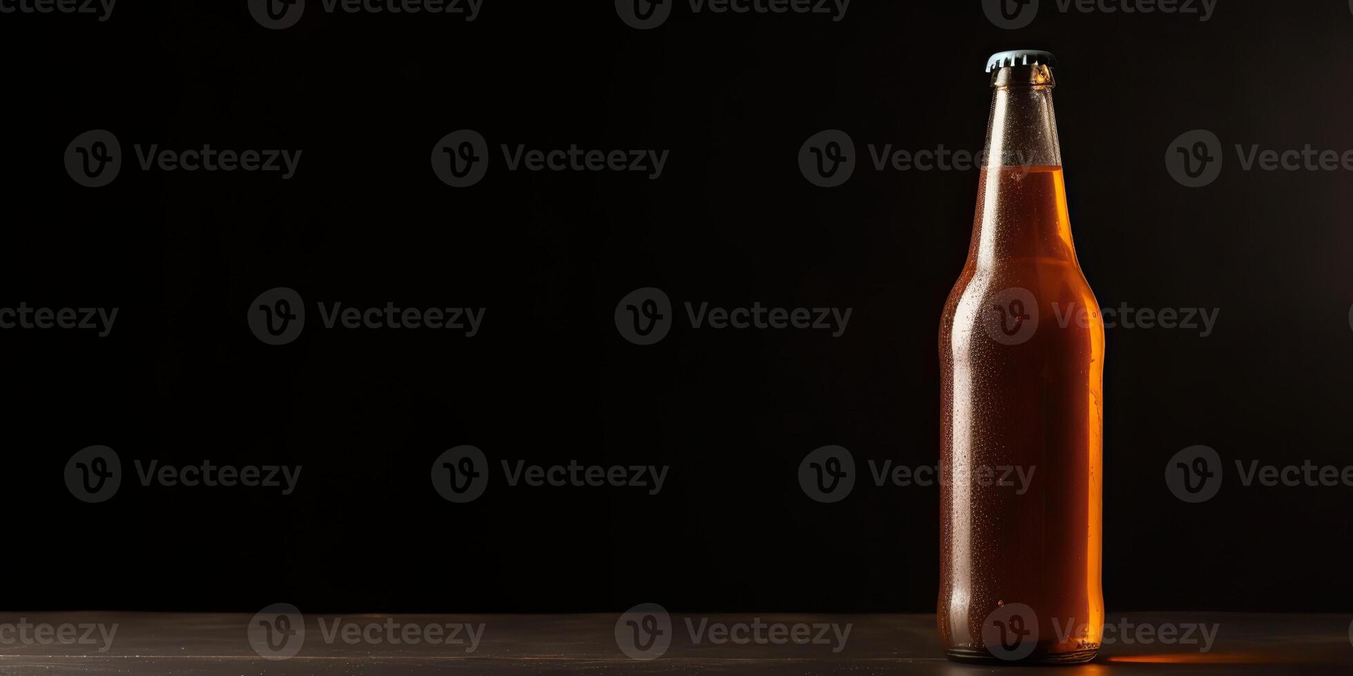 ai generativo. ai generado. macro Disparo foto de cerveza burlarse de arriba escena antecedentes. lata ser usado para márketing o gráfico diseño. gráfico Arte