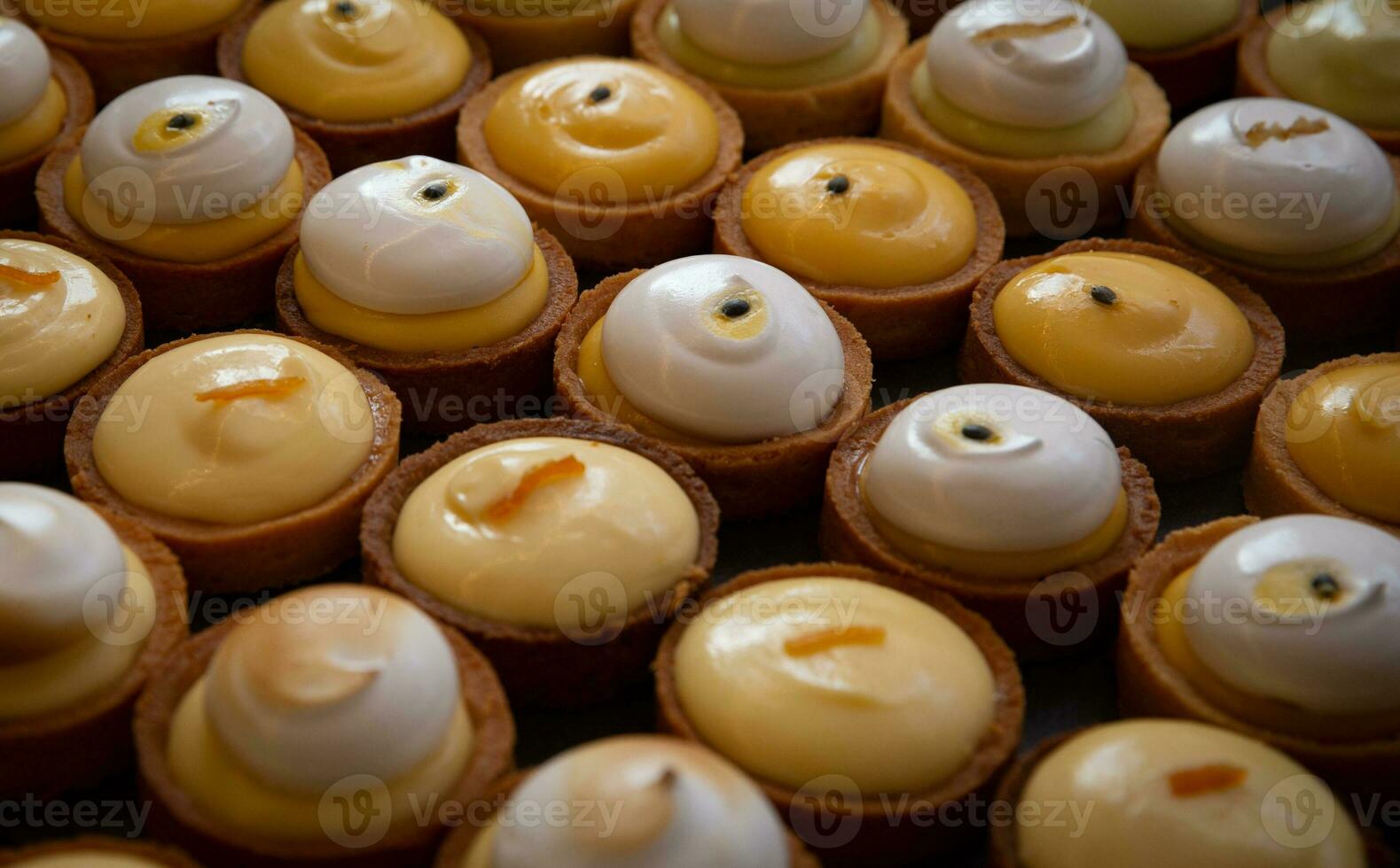 Baked Petite Pastry Custards photo