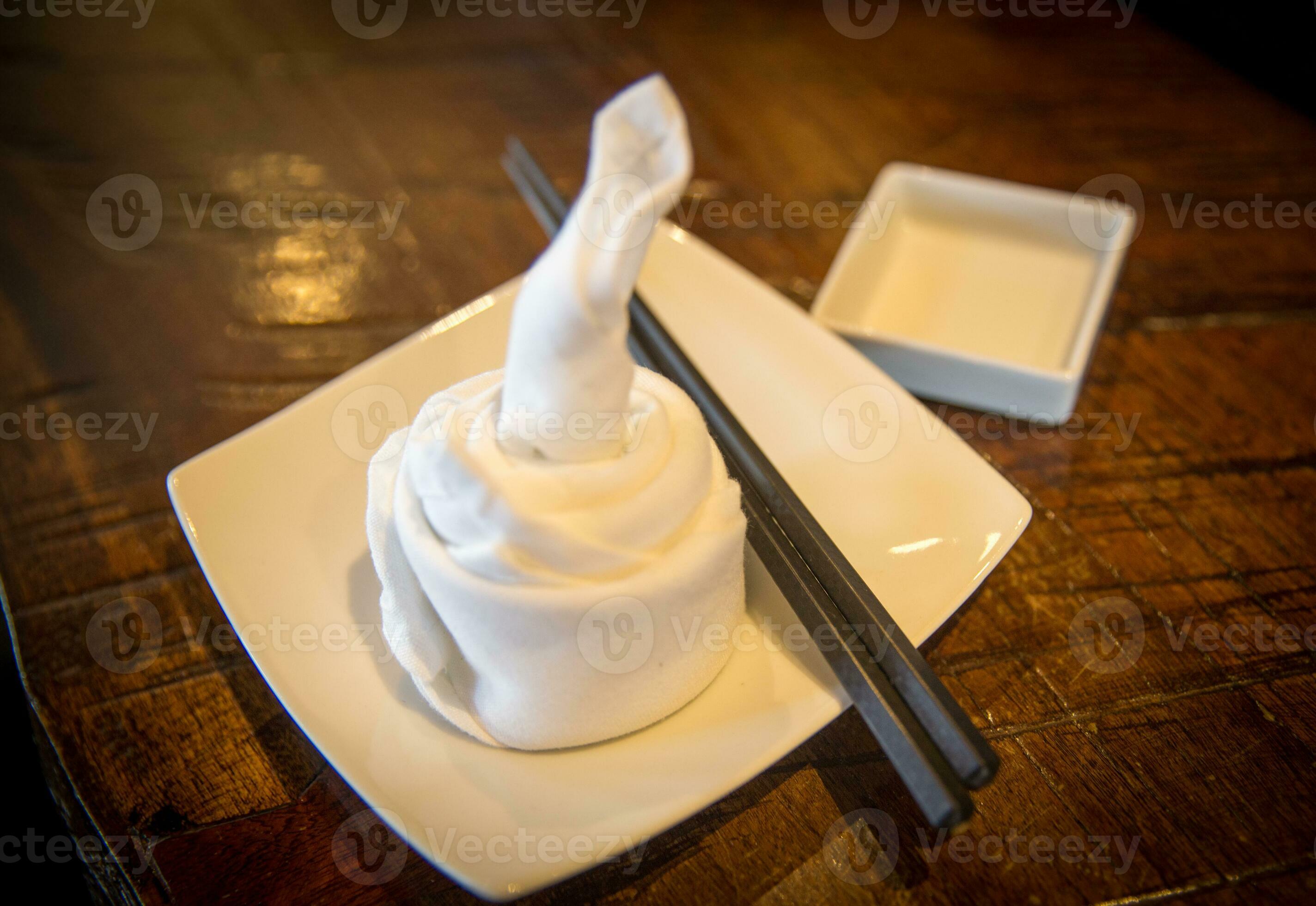 Japanese style napkin 23779507 Stock Photo at Vecteezy
