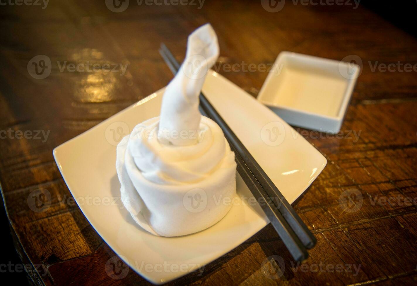 Japanese style napkin photo