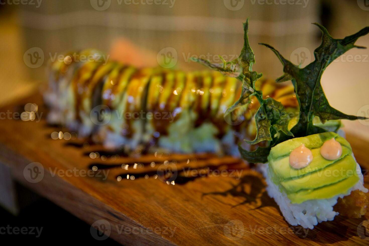 Beautiful Dragon Roll photo