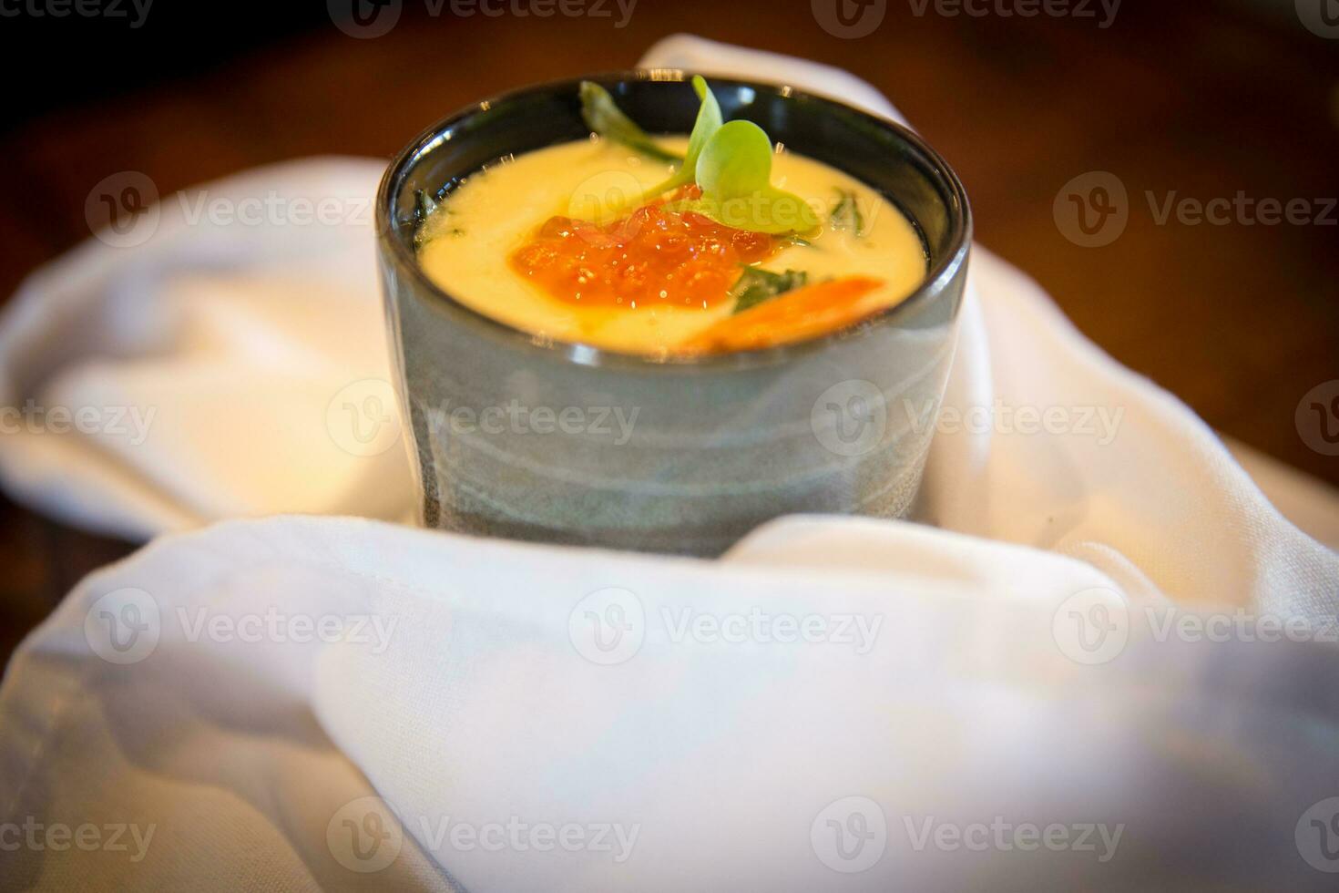 Japanese cup of Chawanmushi photo