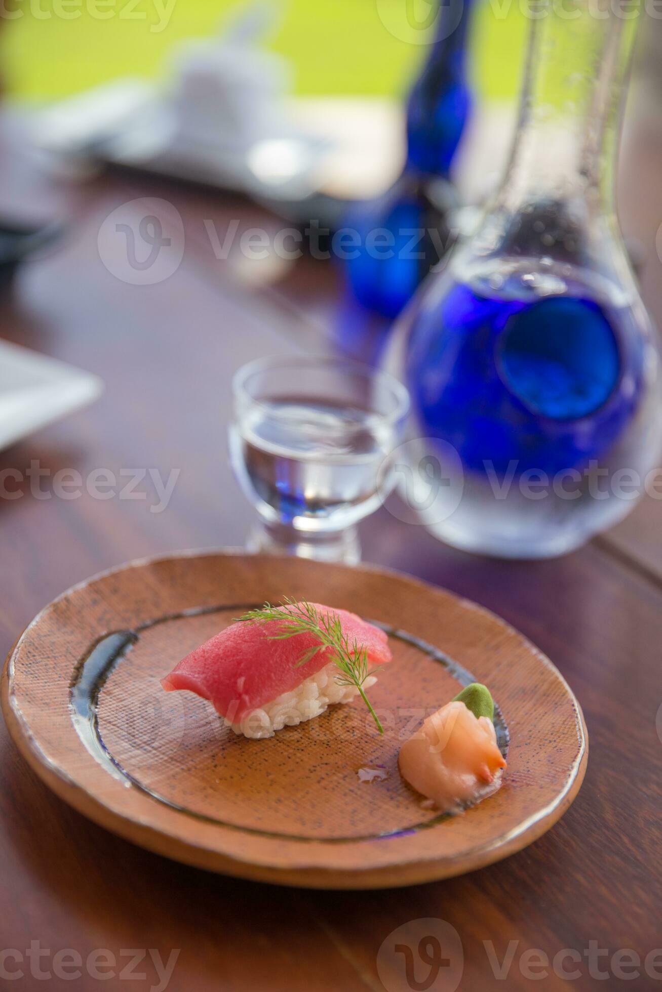 Fresh tuna sushi 23779601 Stock Photo at Vecteezy