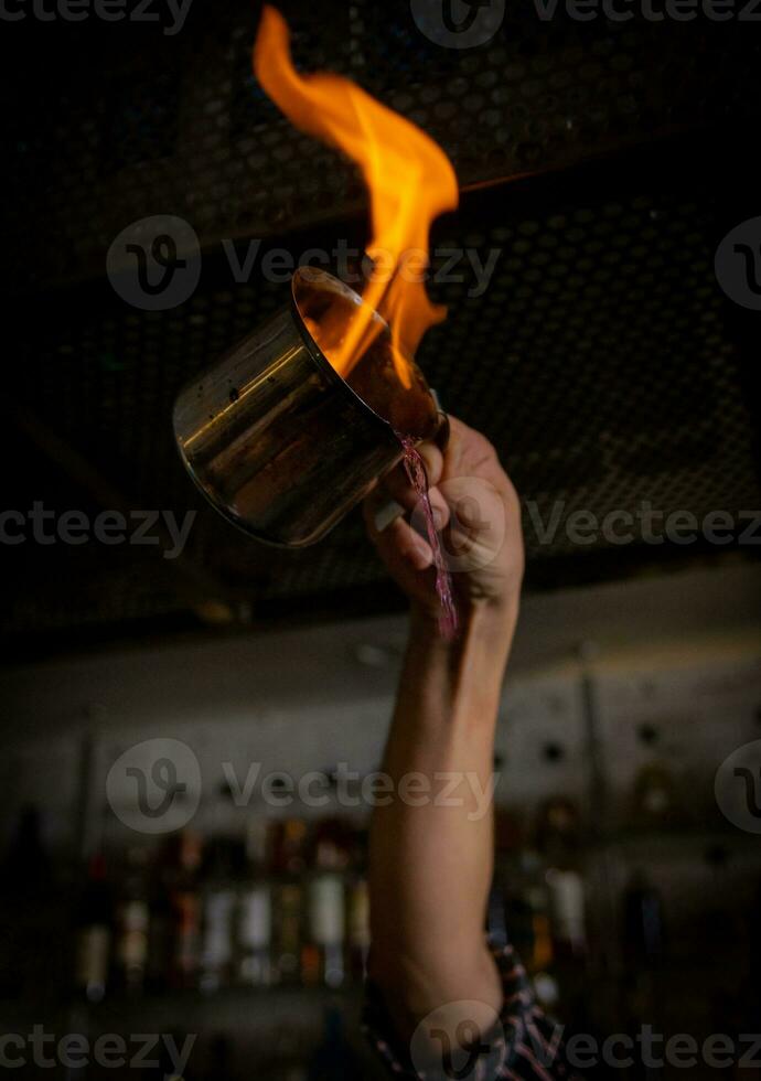 Flare Bartender in Action photo