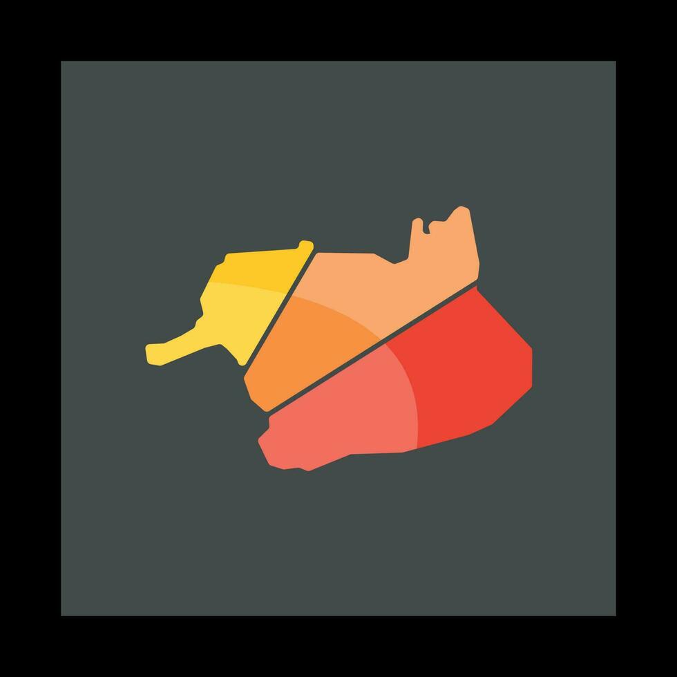 Marhanets' City Map Illustration Modern Creative Logo vector