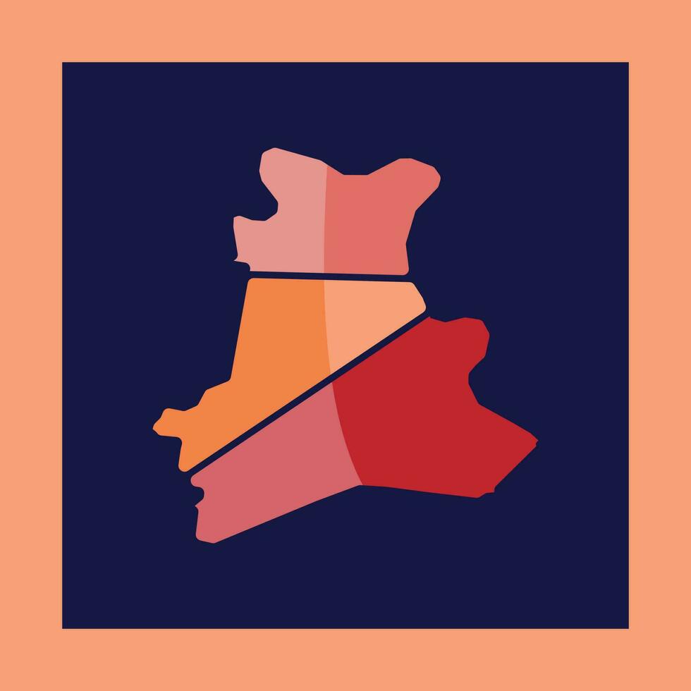 mapa de wagga wagga ciudad geométrico sencillo logo vector