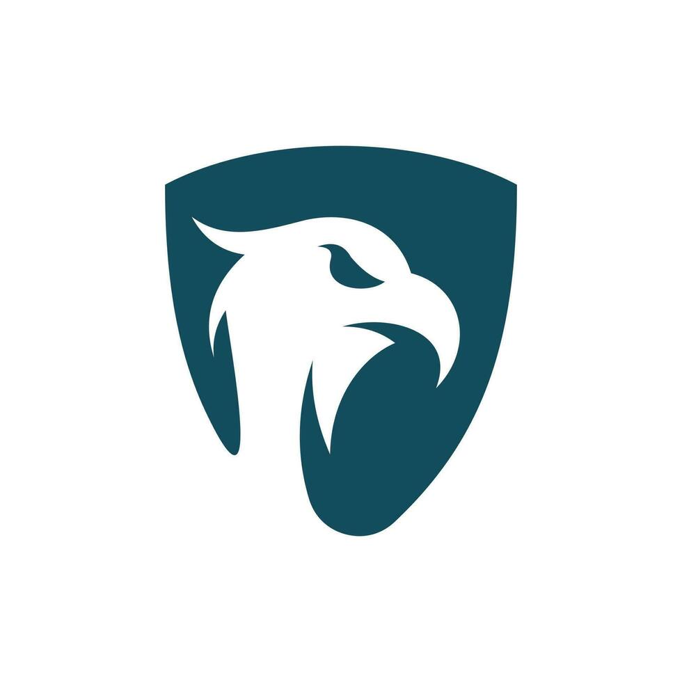 Eagle Shield Modern Creative Logo vector