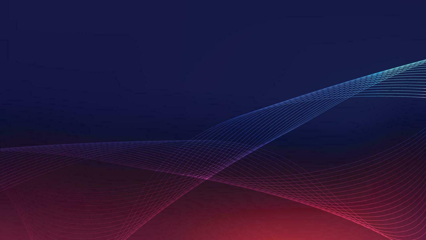 Gradient Background with Abstract Lines vector