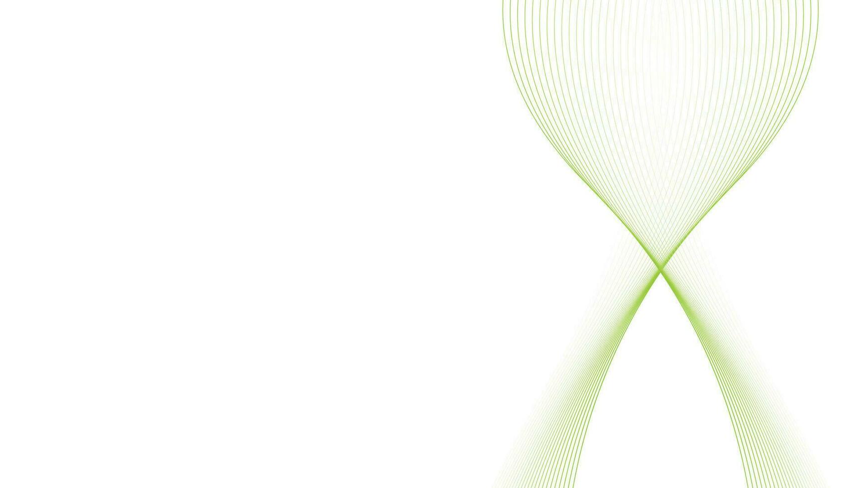 Minimal Green and White Background vector