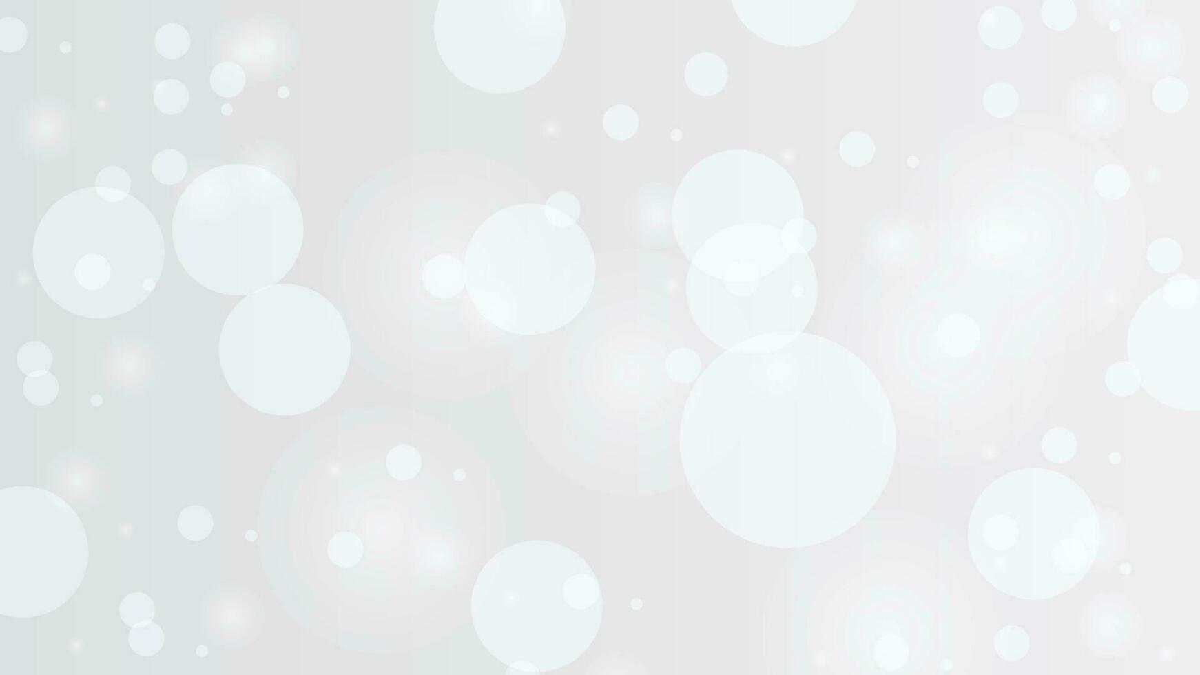 White Bokeh Background vector