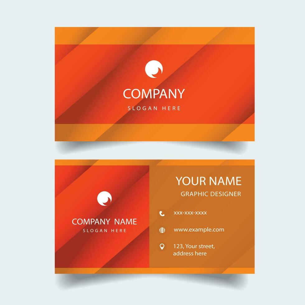 Business Card Template vector