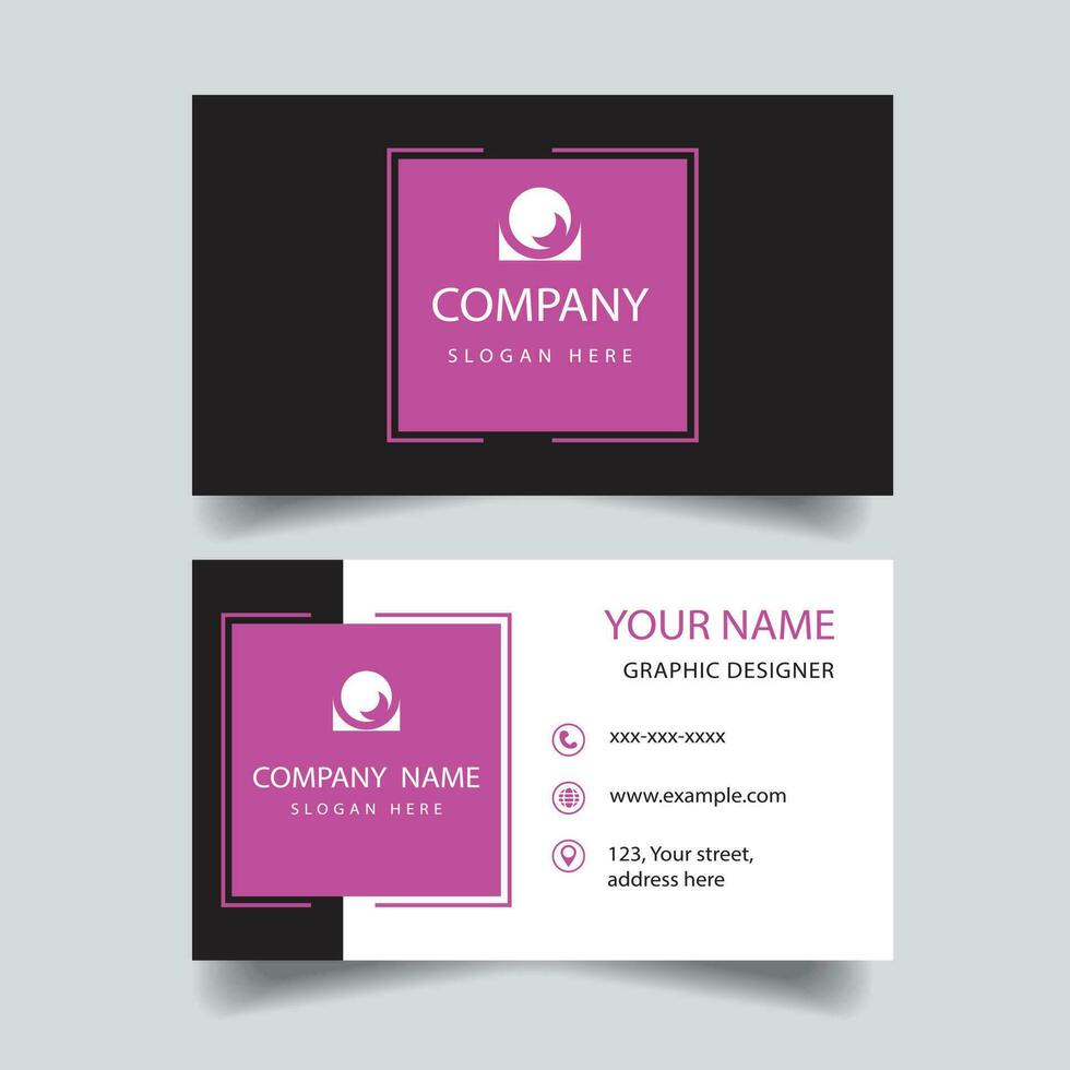 Business Card Template vector