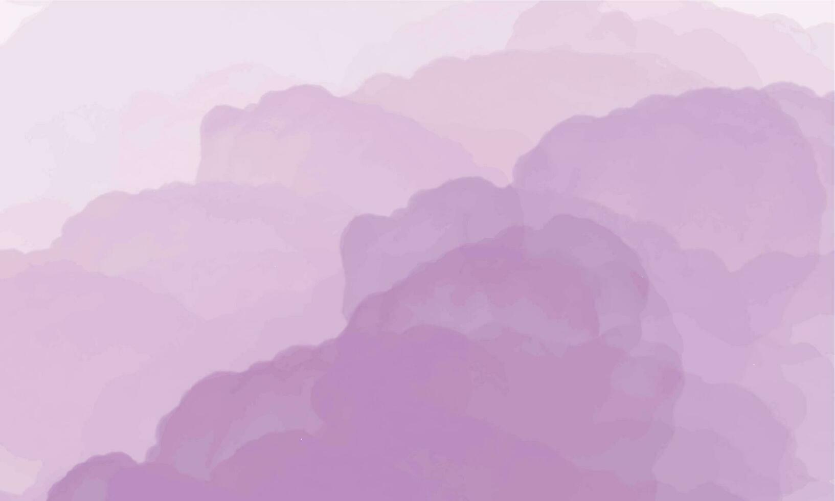 Vector soft purple abstract watercolor background