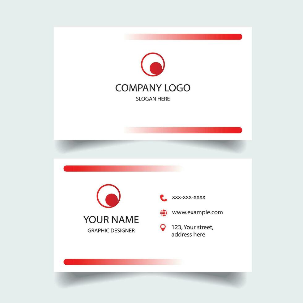 Business Card Template vector