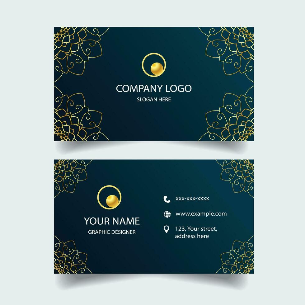 Luxury Business Card Template vector