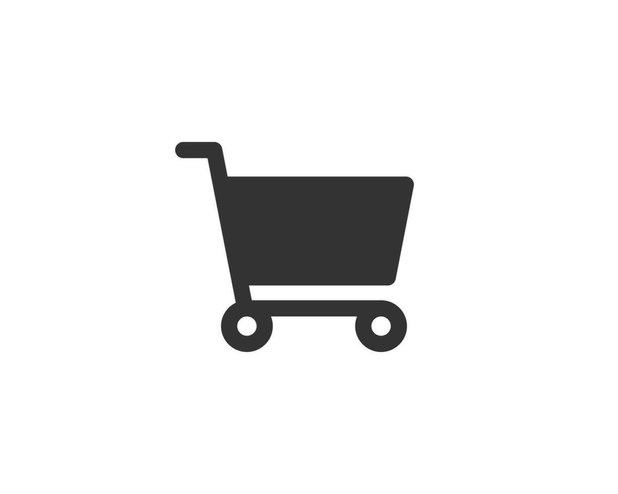 vector de icono de carrito de compras
