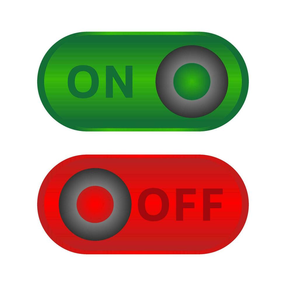 Switch Buton Symbol vector