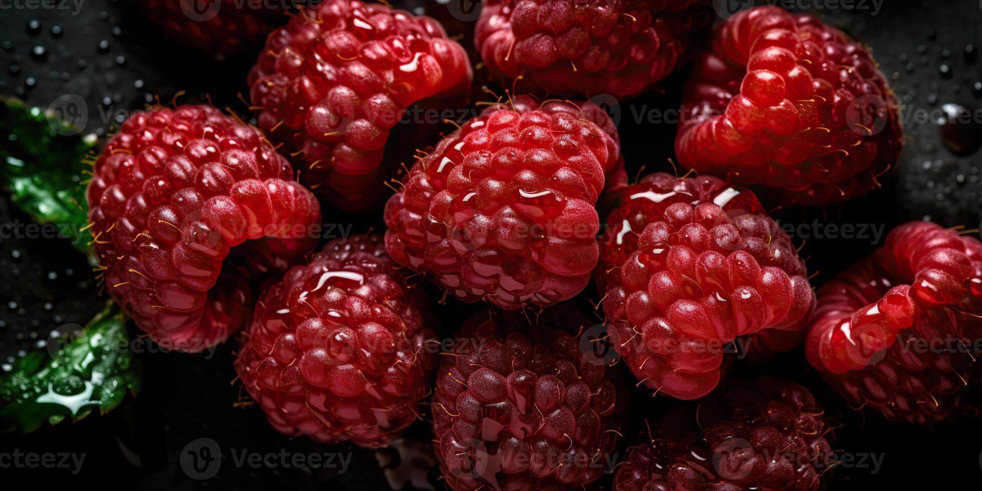 . . Fruit healthy berry mock up close up photography raspberrt. Graphic Art photo