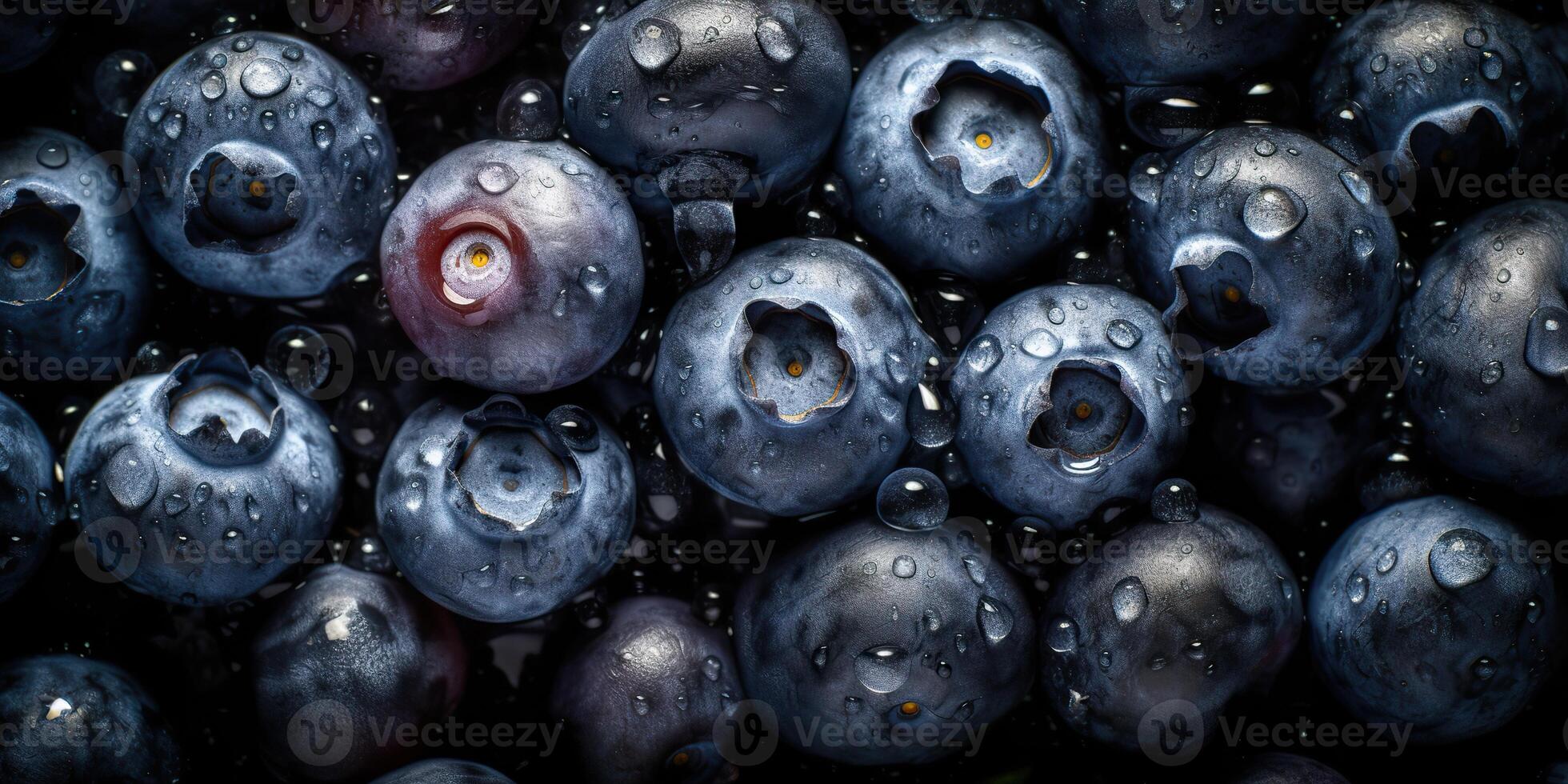 ai generado. ai generativo. macro Disparo modelo antecedentes Fruta baya arándano sano vitamina. gráfico Arte foto