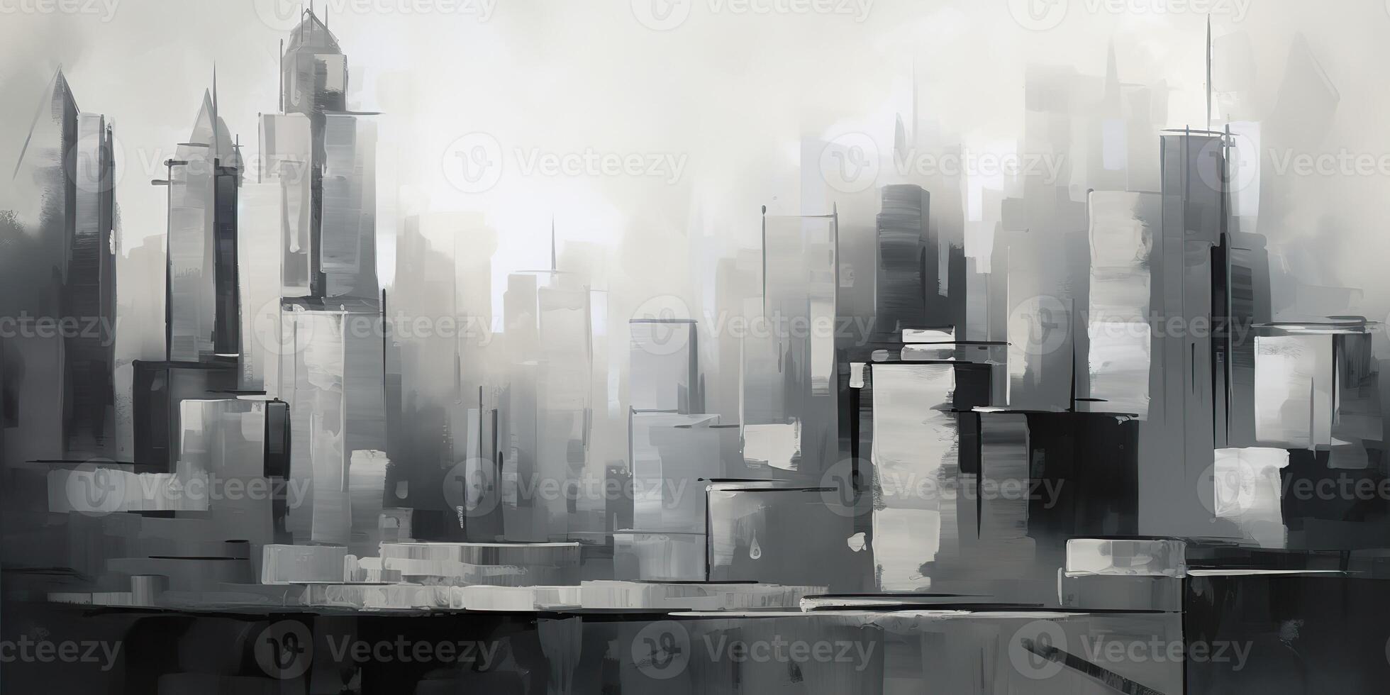 . . Ink pain pen draw illustration of city urban landscape. Graphic Art photo